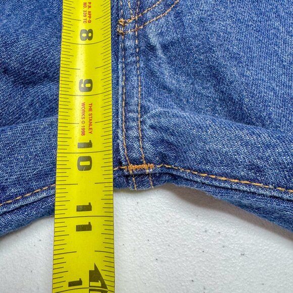 Levis 501 Jeans Mens 30 Blue Button Fly Denim Western Cowboy Outdoor 30x29 - Picture 14 of 15